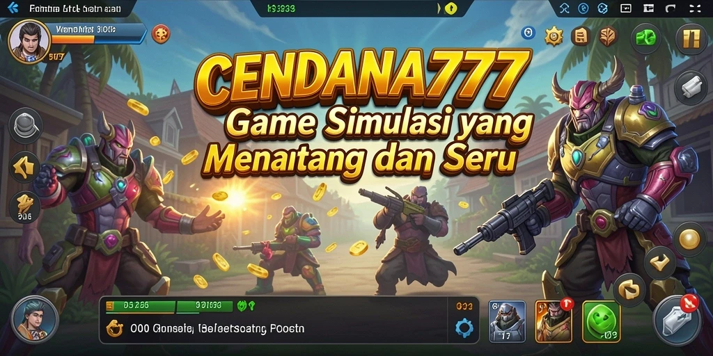 Tangkapan layar gameplay CENDANA777 yang penuh warna dan interaktif