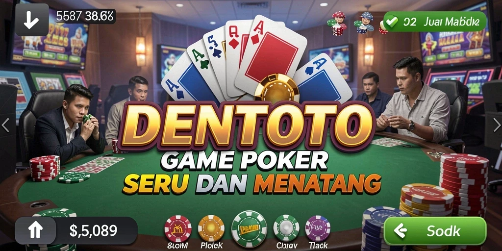 Tampilan gameplay DENTOTO yang menarik dan seru.