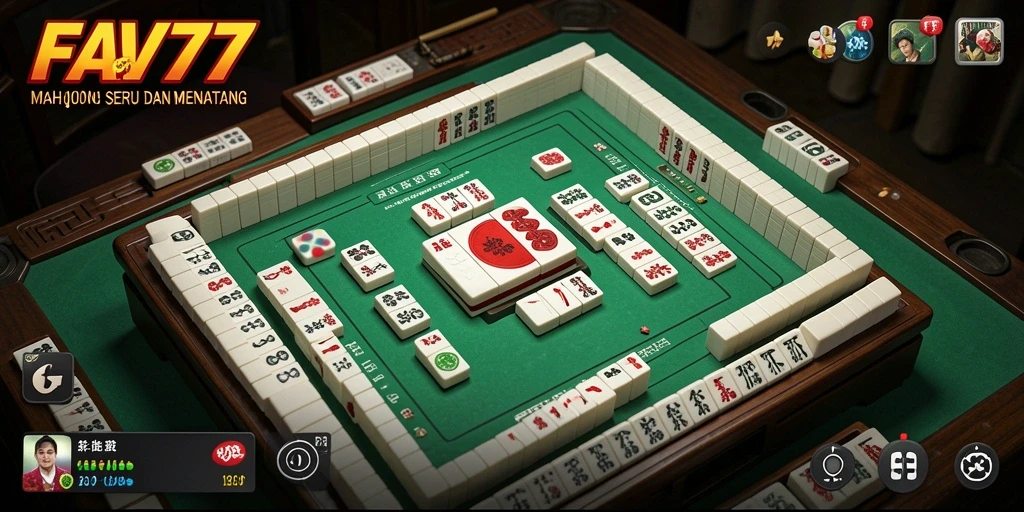 Screenshot FAV77 menampilkan gameplay Mahjong yang menantang dan menarik.