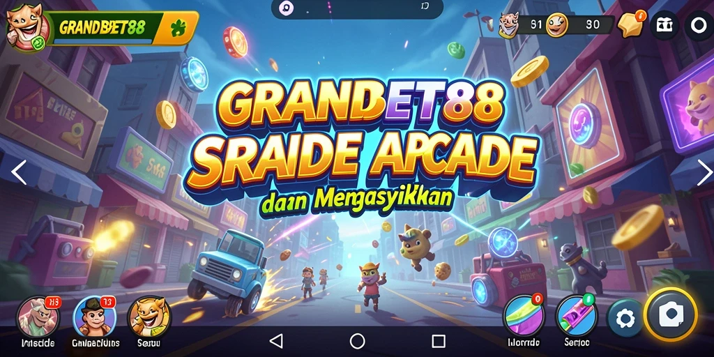 Tampilan gameplay GRANDBET88 yang seru dan penuh warna.