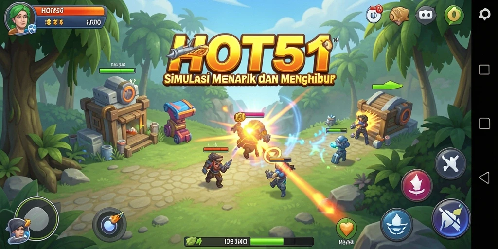 Screenshot gameplay HOT51 yang menunjukkan pengalaman simulasi mendalam.