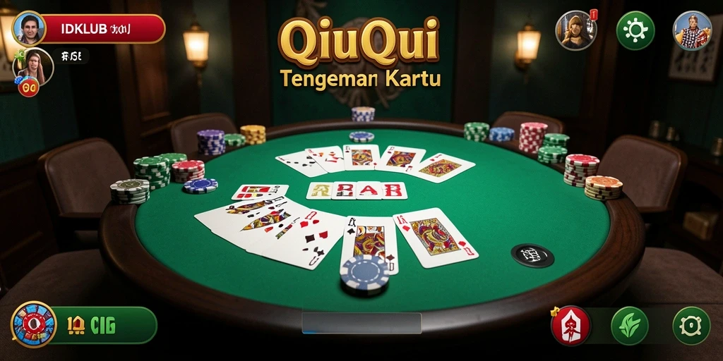 Gameplay seru QiuQiu di IDKLUB yang menantang dan menghibur.