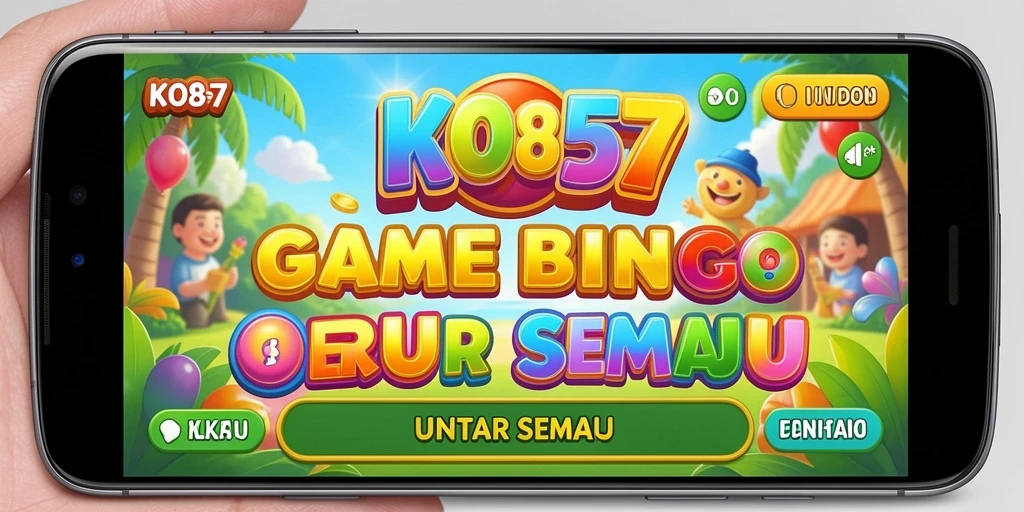 Screenshot gameplay KO857 menampilkan keseruan permainan Bingo.