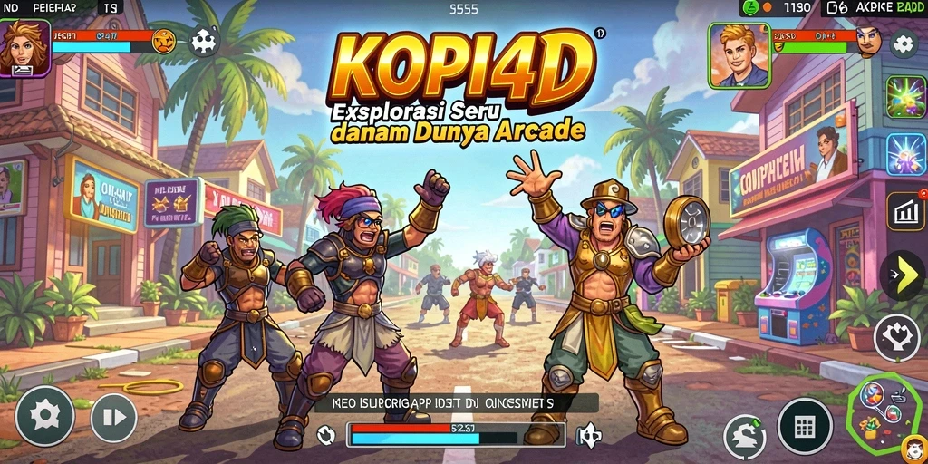 Screenshot KOPI4D menampilkan gameplay seru penuh aksi.