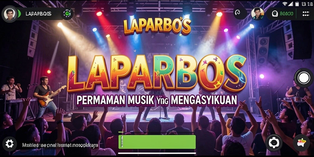 Tampilan gameplay LAPARBOS yang menarik dan interaktif.