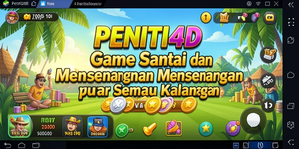 Tampilan menarik dari gameplay santai PENITI4D.