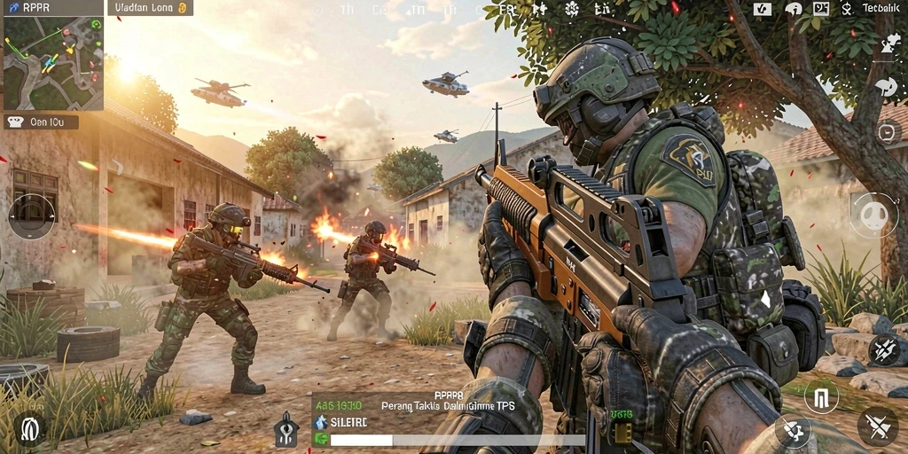 Tampilan gameplay RPRR yang penuh aksi dan strategi.