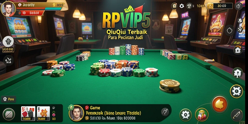 Screenshot RPVIP5 menampilkan gameplay QiuQiu yang seru.