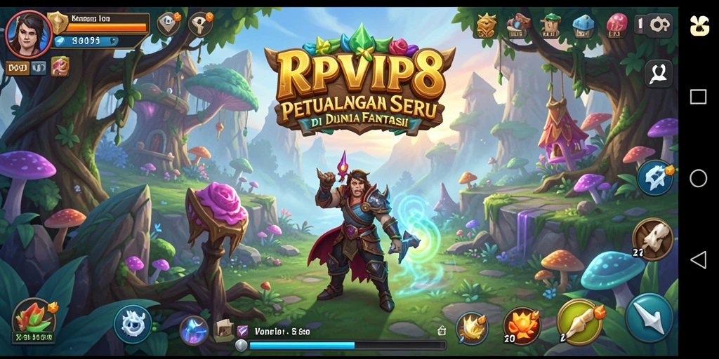 Tampilan gameplay RPG penuh aksi dan petualangan.