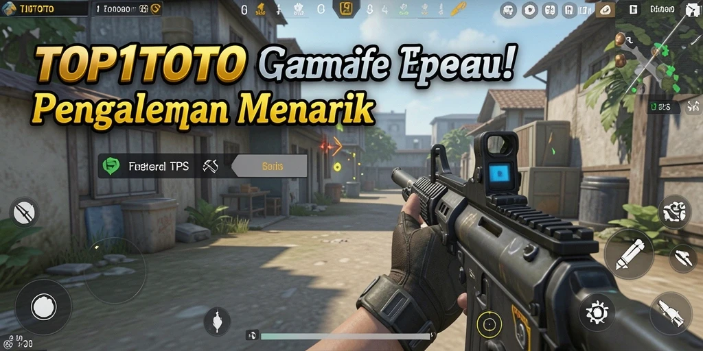 Tangkapan layar gameplay seru dari TOP1TOTO dengan aksi TPS yang dinamis.